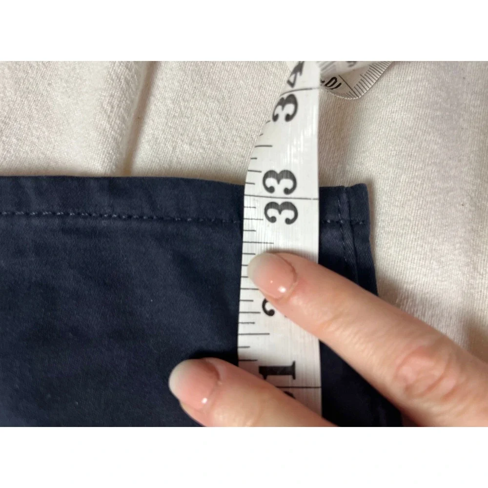 AG Adriano Goldschmied The Graduate Tailored Leg Navy Blue Pants 34x32‎